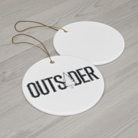 Load image into Gallery viewer, Ceramic Ornament: Eagle Peak Outsider Christmas Tree Ornament