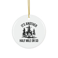 Load image into Gallery viewer, Ceramic Ornament - Eagle Peak Hiking Christmas Tree Ornament