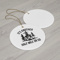 Load image into Gallery viewer, Ceramic Ornament - Eagle Peak Hiking Christmas Tree Ornament